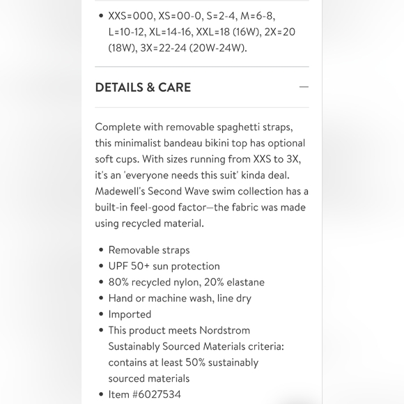 Madewell swim top - Picture 5 of 13